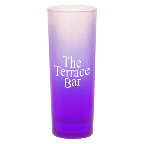2 oz. Tall Shot Glasses - Colored & Frosted