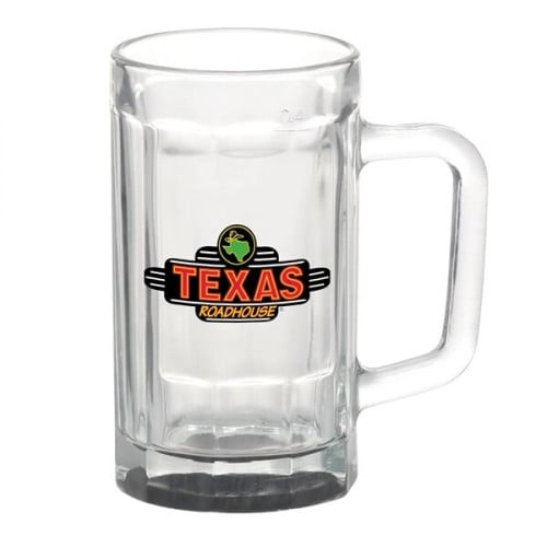 15 oz. Sports Fan Glass Beer Mugs