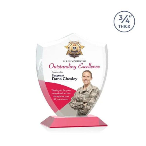 Scudo Shield VividPrint™ Award - Red