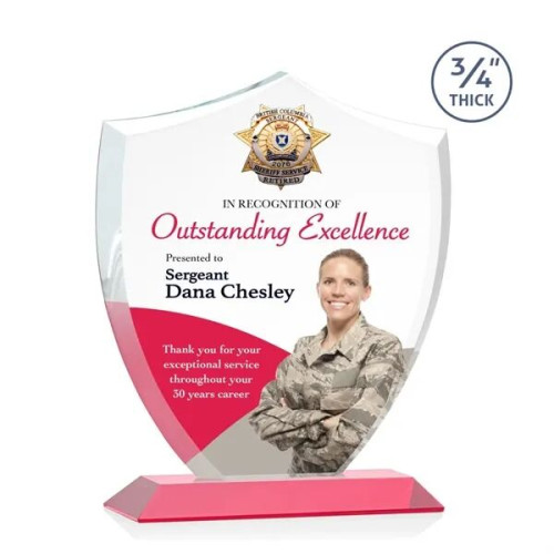 Scudo Shield VividPrint™ Award - Red