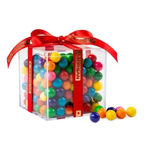 Acrylic Cube with Mini Gum Balls