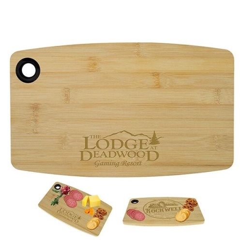 HERCULES 13" X 8" King Size Bamboo Cutting & Serving Board