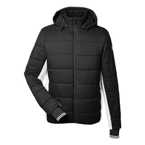 Nautica Men's Nautical Mile Hooded Puffer Jacket