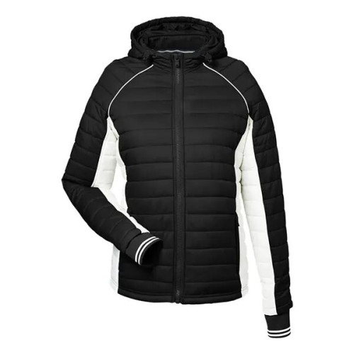 Nautica Women's Nautical Mile Hooded Puffer Jacket
