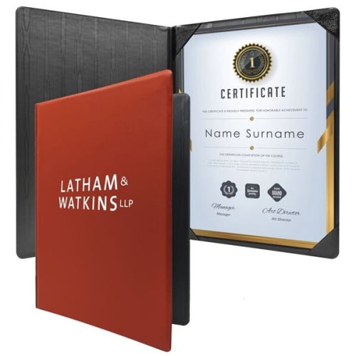 Padded Diploma Holder