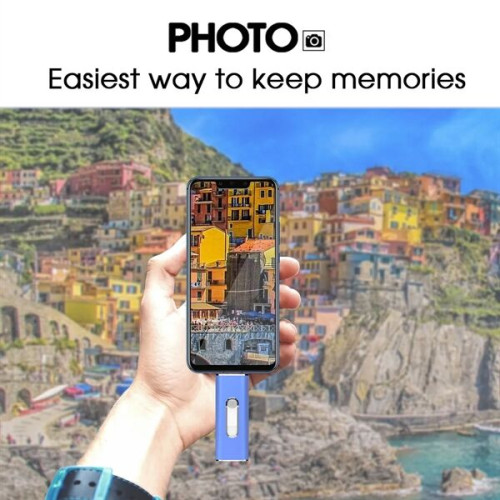 Metal Dual USB And Type-C OTG Drive - Expand Storage On Comp