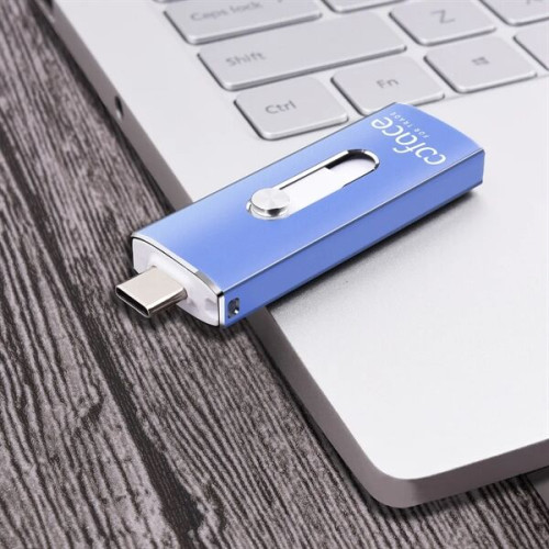 Metal Dual USB And Type-C OTG Drive - Expand Storage On Comp