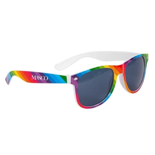 Kalani Rainbow/Wood Sunglasses