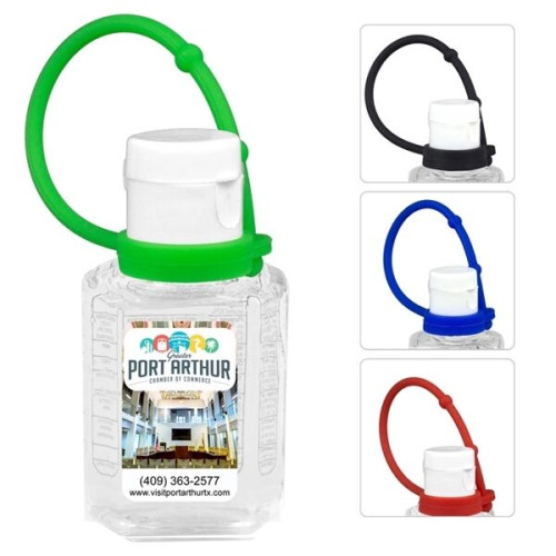 Compact Hand Sanitizer Gel w/ Leash