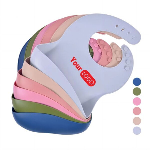 Silicone Baby Bib MOQ 50 PCS