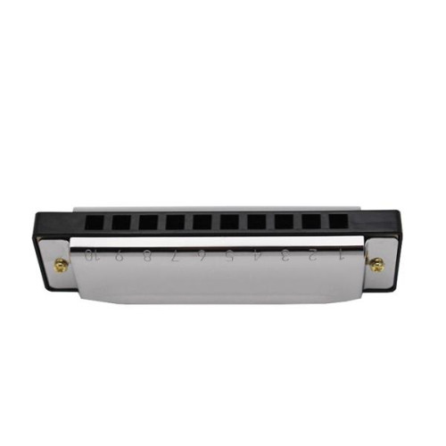 10 Holes Stainless Steel Harmonica