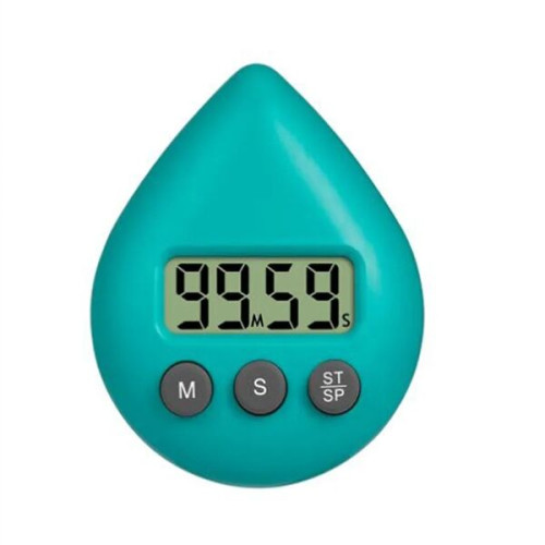 Digital Timer In Water Drop Shape With Easy Button