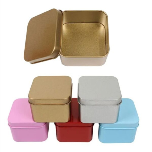 Square & Colorful Iron Tin Box