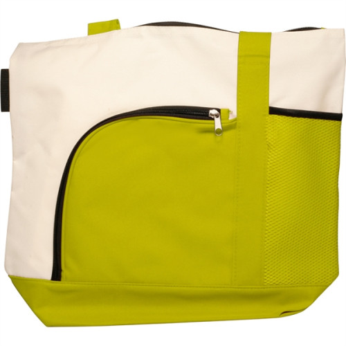 Zipper Polyester Tote Bag