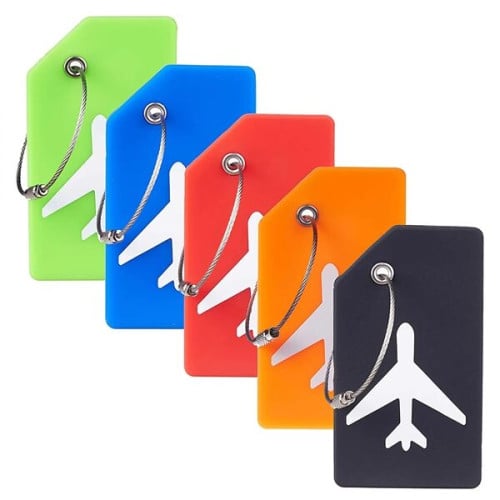 Silicone Luggage Tag with Name ID Card