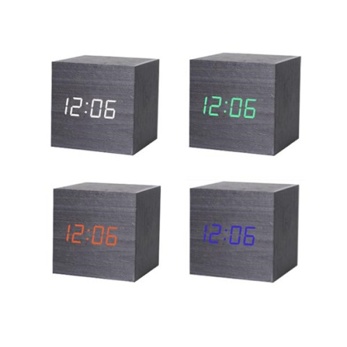 Digital Wooden Alarm Clock