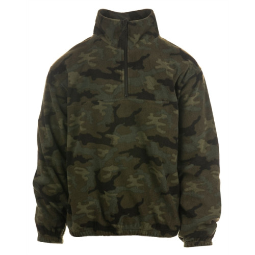 Men's Quarter-Zip Polar Fleece Pullover