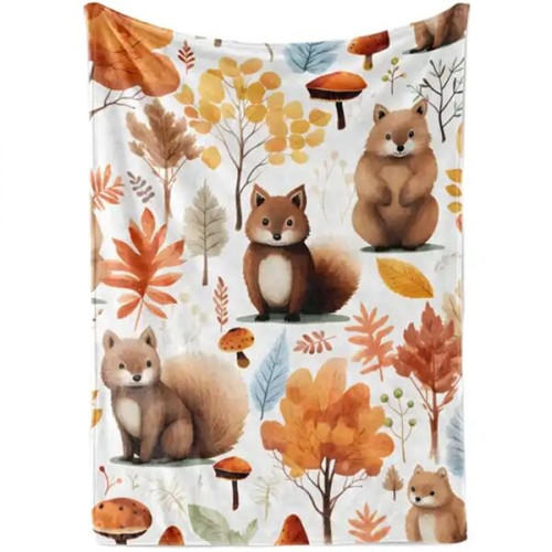 30" X 40" Cotton Feel Swaddle Sublimation Blanket 185 GSM