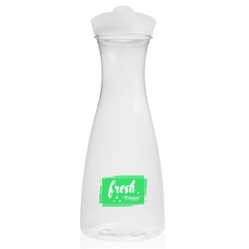 34 oz. Clear Plastic Carafes with Lid