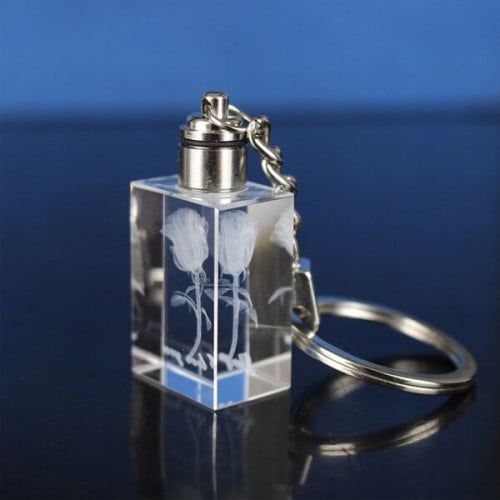LED Crystal Keychain