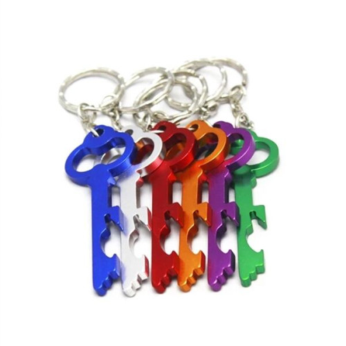 Key shape bottle 
opener keychain