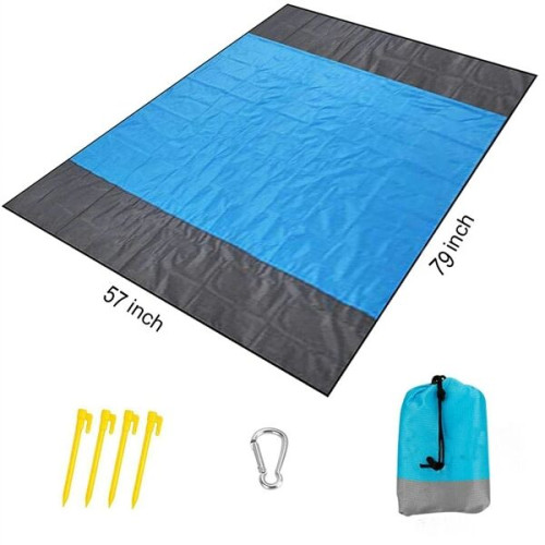 Quick Drying Beach Mat Made By Premium Nylon With Corner Poc