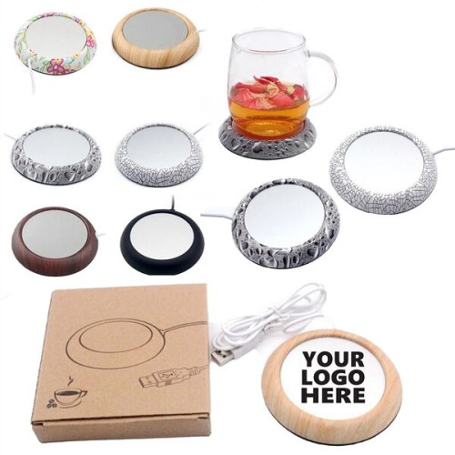 MOQ 50PCS USB Cup Warmer Heating Coaster