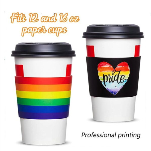 12oz To 16oz Disposable Coffee Cup Sleeves