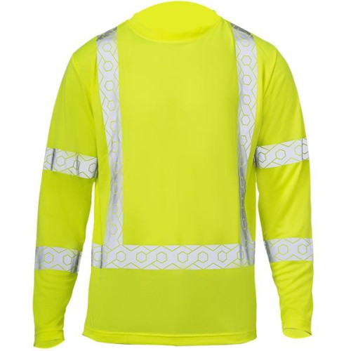 Hi Viz Class 3 Segmented Tape Safety Workwear T-Shirt
