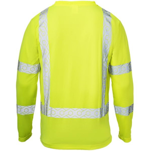 Hi Viz Class 3 Segmented Tape Safety Workwear T-Shirt