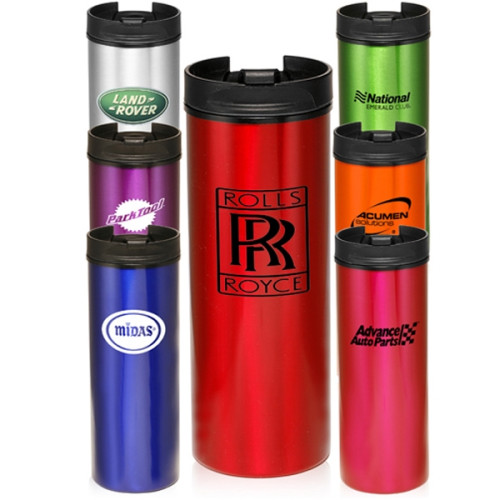 16 oz. Slim Metallic Tumbler