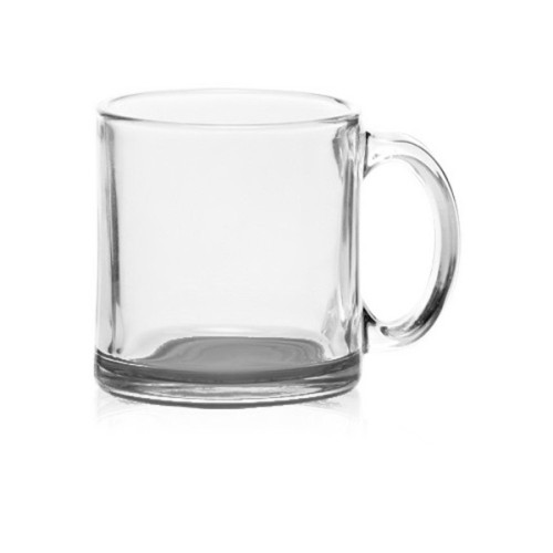 13 oz. Clear Glass Coffee Mugs