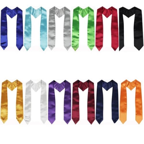 Classical Plain Graduation Stole