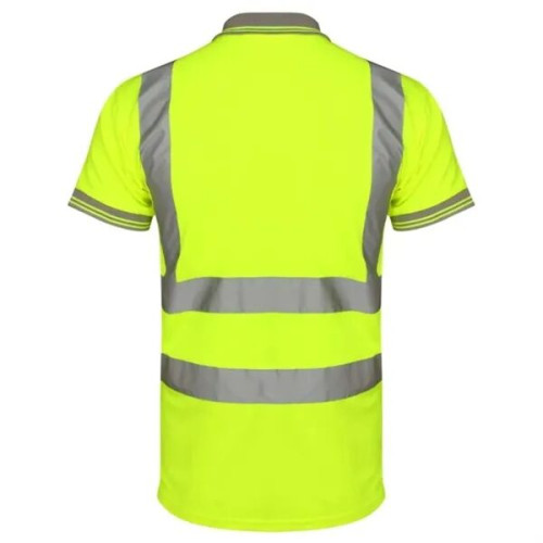 Hi Vis Class 2 Reflective Tape Safety Workwear Polo