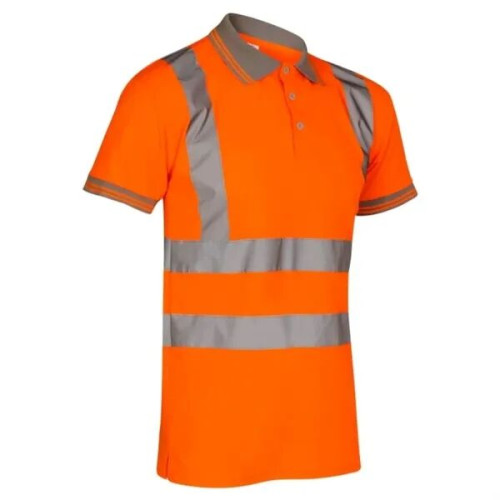 Hi Vis Class 2 Reflective Tape Safety Workwear Polo