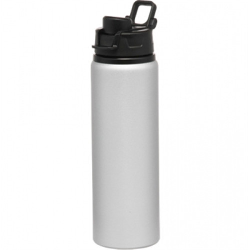 25 oz. Aluminum Metallic Sports Bottle With Snap Lids