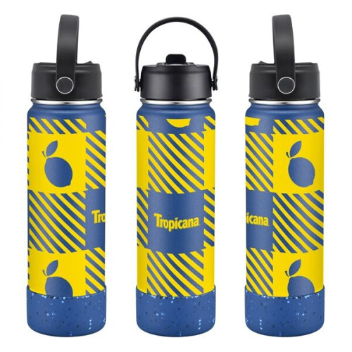 27 oz. Stainless Steel Water Bottle / Silicone Bottom Sleeve