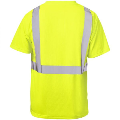 Breathable Class 2 Safety Hi Vis Reflective T-Shirt W Pocket