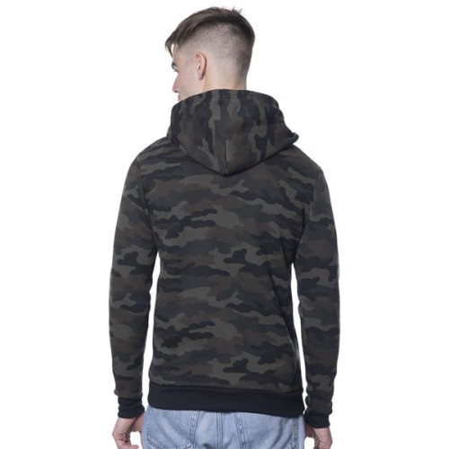 USA Made Unisex Camo Fleece Full Zip Pullover Hoodie