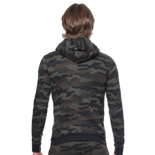 USA Made Unisex Camo Fleece Full Zip Pullover Hoodie