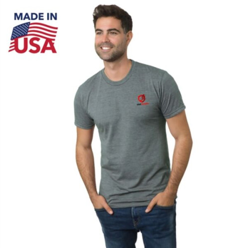 Premium USA-Made Triblend Crew Unisex Tee Shirt