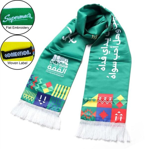 Premium Summer Sublimation Printing Scarf W/ Tassel