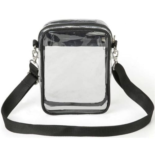 Crossbody Purse Clear Stadium Bag with Adjustable Strap