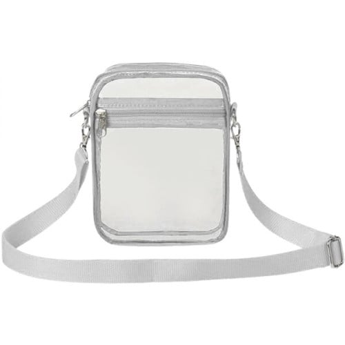 Crossbody Purse Clear Stadium Bag with Adjustable Strap