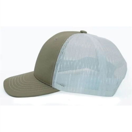True American Made 6-Panel White Mesh Trucker Cap