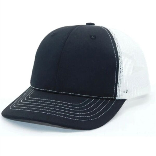 True American Made 6-Panel White Mesh Trucker Cap