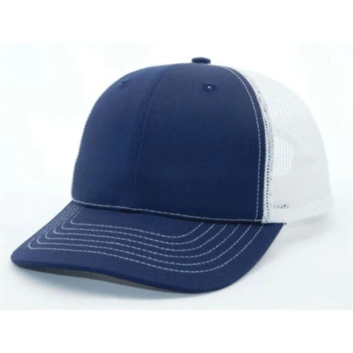 True American Made 6-Panel White Mesh Trucker Cap