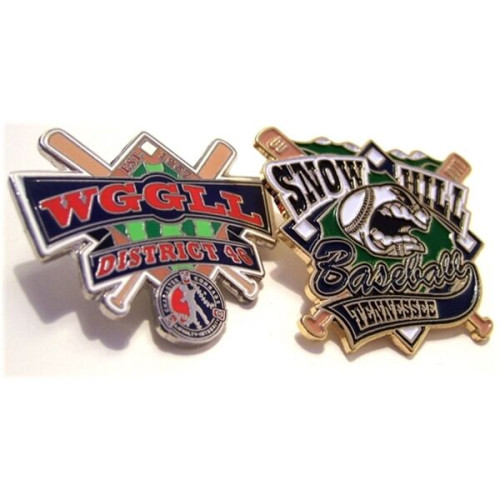 1" Hard Enamel Die Struck Lapel Pins