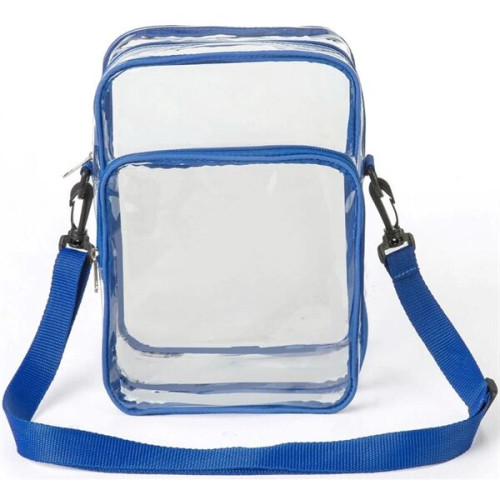 PVC Crossbody Messenger Stadium Clear Bag