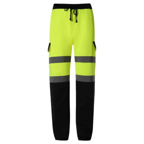 Hi Vis Safety Sweatpants Class E Reflective Tape Joggers